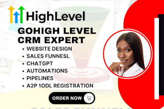 be your gohighlevel expert for a2p messaging, automation, ai, and website setup