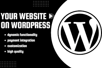 develop your business website on a wordpress template