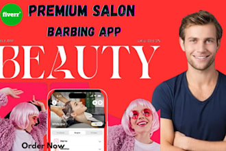 develop barber salon, beauty salon, spa booking mobile app