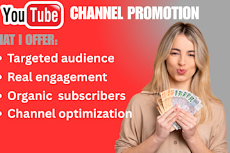 promote your youtube channel to active organic subscribers