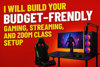build your budget friendly gaming, streaming, and zoom class setup