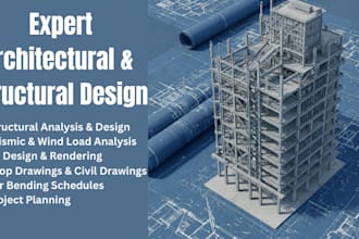 do structural drawing, architectural design,3d rendering, engineering services