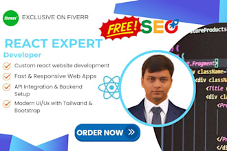 build a high performance react web app or website for you