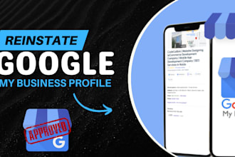 setup, reinstate suspended gmb and do google my business profile verification