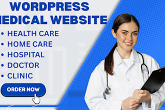 design medical dental therapy and healthcare websites on wix wordpress