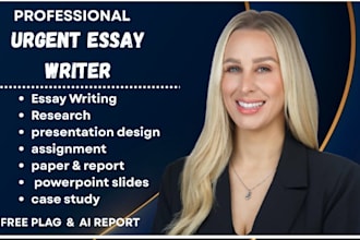 do urgent essay writing, assignment, research, summary, case study, powerpoint