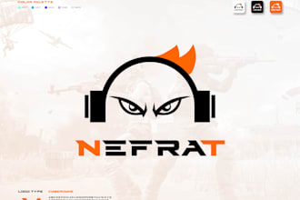 design modern and minimalist gaming logo