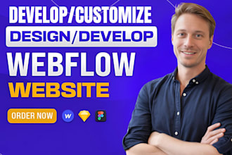 design and redesign webflow websites figma to webflow custom responsive sites