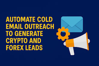 automate cold email outreach to generate crypto and forex leads