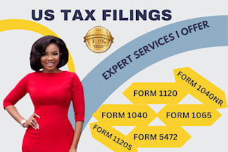 file and prepare your form 1120, 1120s, 1040, 1040nr, 5472, 1065 to irs