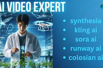 create a realistic ai video using runway kling synthesia, sora, hailuo veo 2 3