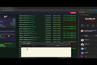 build a fast high solana trading bot, pump fun bot, trading bot and solana bot