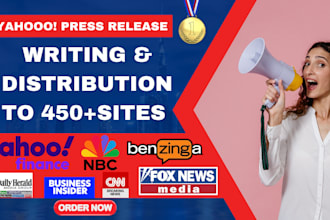 press release writing and press release distribution on yahoo finance distribut