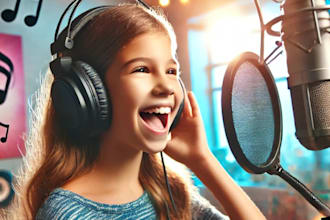 sing and produce kids nursery rhymes and children rhymes for your video
