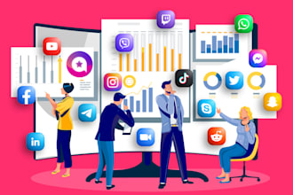 do social media management and social media marketing for your brand or product