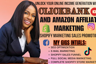 high converting clickbank, amazon affiliate website and shopify stores