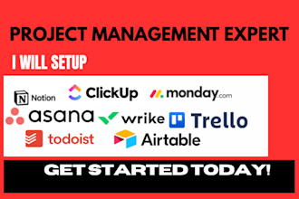 do clickup notion website trello wrike asana microhive monday project management