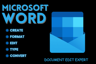 edit create format design and proofread your microsoft word document, ms word
