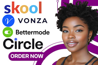 setup skool vonza bettermode and circle so online communities