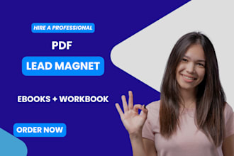 design ebook, PDF lead magnet, workbook, white paper