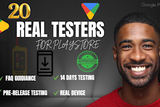 do 20 or 12 active testers for google play console closed testing
