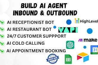 do ai voice agent for restaurant receptionist and cold calling inbound outbound