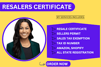 get your sales tax permit and resale permit or tax exemption in any US state