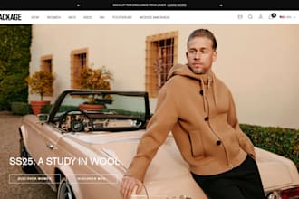build coat and jacket shopify store rain coat store winter clothing dropshipping
