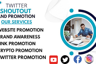 share, shoutout promote website link 120m fb, twitter, ig, tiktok audiences
