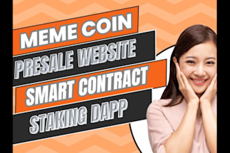 create token spl token, ico presale, presale website, crypto landing page, erc20