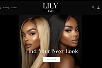 design extension website hair extension shopify store wix hair extension website