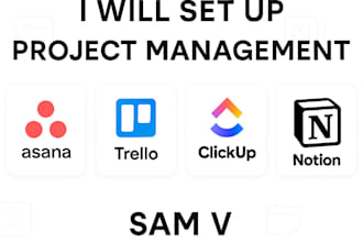 setup a workflow system for your team productivity on asana, trello and jira