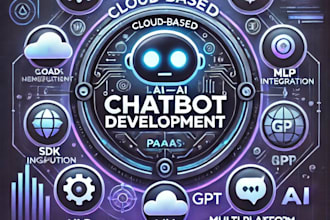 build a cloud based ai chatbot with paas, sdk, and ide integration