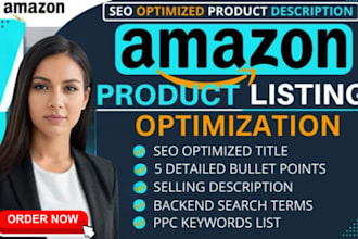do amazon listing SEO optimization writing design images ebc content storefront