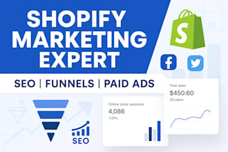 boost your shopify sales with SEO, email marketing and paid ads