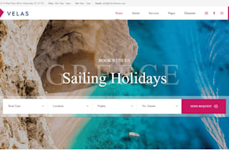 build wordpress yacht rental website boat rental jetski rental booking website