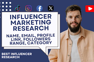 be your influencer manager to find best instagram, tiktok influencers marketing