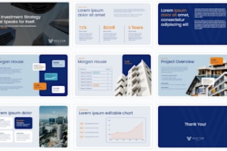 design powerpoint presentation and investor pitch deck for your business in 8hrs