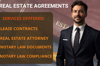 draft review property agreements lease agreement lawsuits dispute demand letter