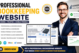 do bookkeeping website finance website accounting wordpress web development