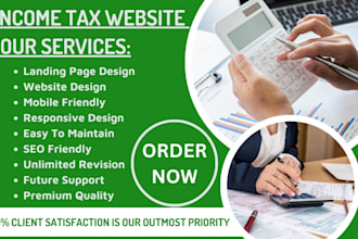 design income tax website finance website tax website income tax landing page