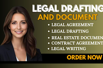 draft legal agreement contract agreement legal document real estate document