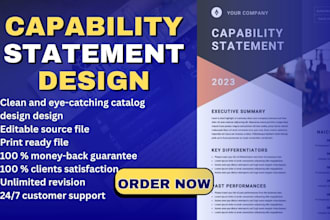 design a winning capability statement for your business both gov and corporate