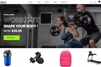 design sport accessories shopify store sport apparel sport gears sport website