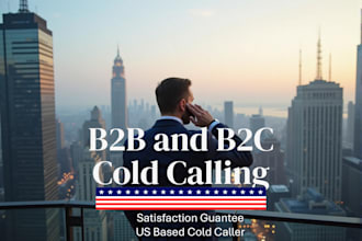 b2c and b2b cold calling and appointment setting in the USA