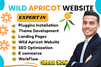 redesign wild apricot membership site and fix event setup issues