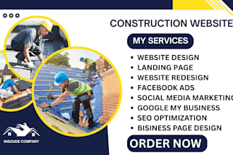 build roofing construction website wordpress contractor website plumbing roofing