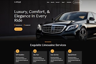 taxi booking website chauffeur, vtc, limousine, airport transfer website
