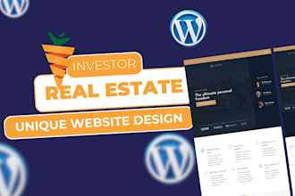 develop real estate investor carrot website with idx, seo optimization for leads