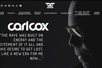 music website for musicians, artists, dj, record label, band, producers, studio